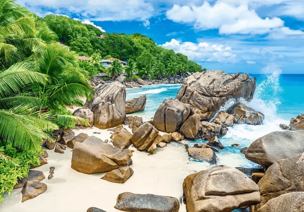 CASTORLAND Puzzle La Digue, Seychely 500 dílků