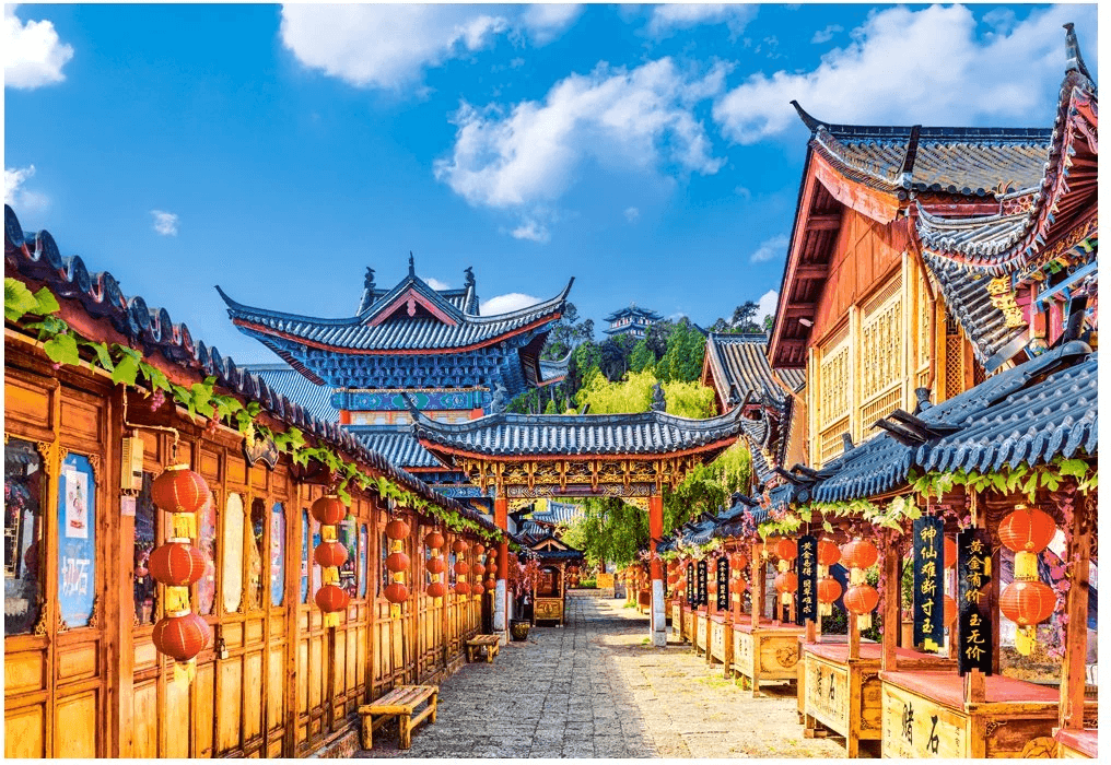 CASTORLAND Puzzle Lijiang, Čína 1000 dílků