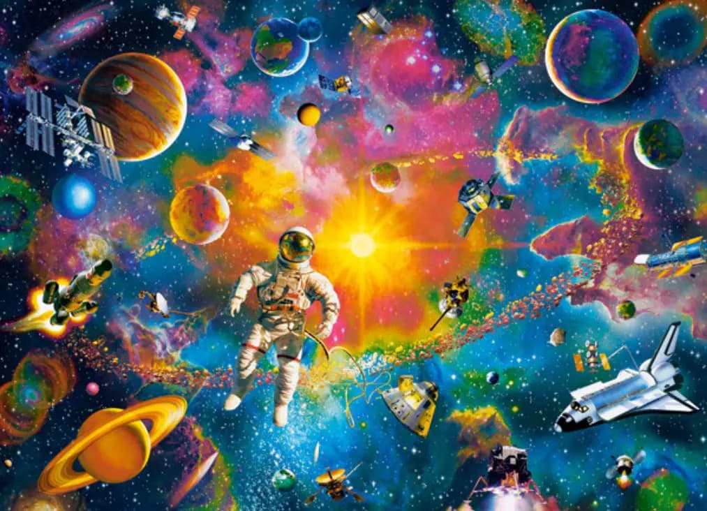 Castorland - Puzzle Man in Space - 200 dielov
