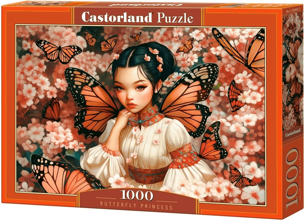 CASTORLAND Puzzle Motýlí princezna 1000 dílků