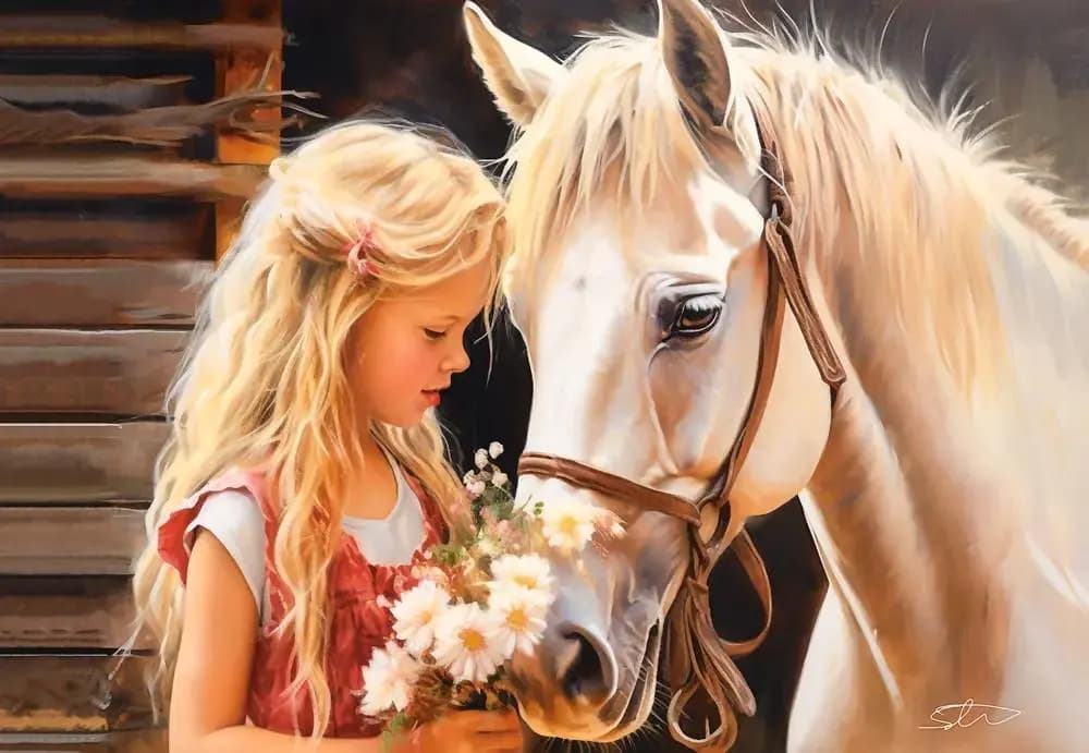 Castorland - Puzzle My Friend Horse - 180 dielov