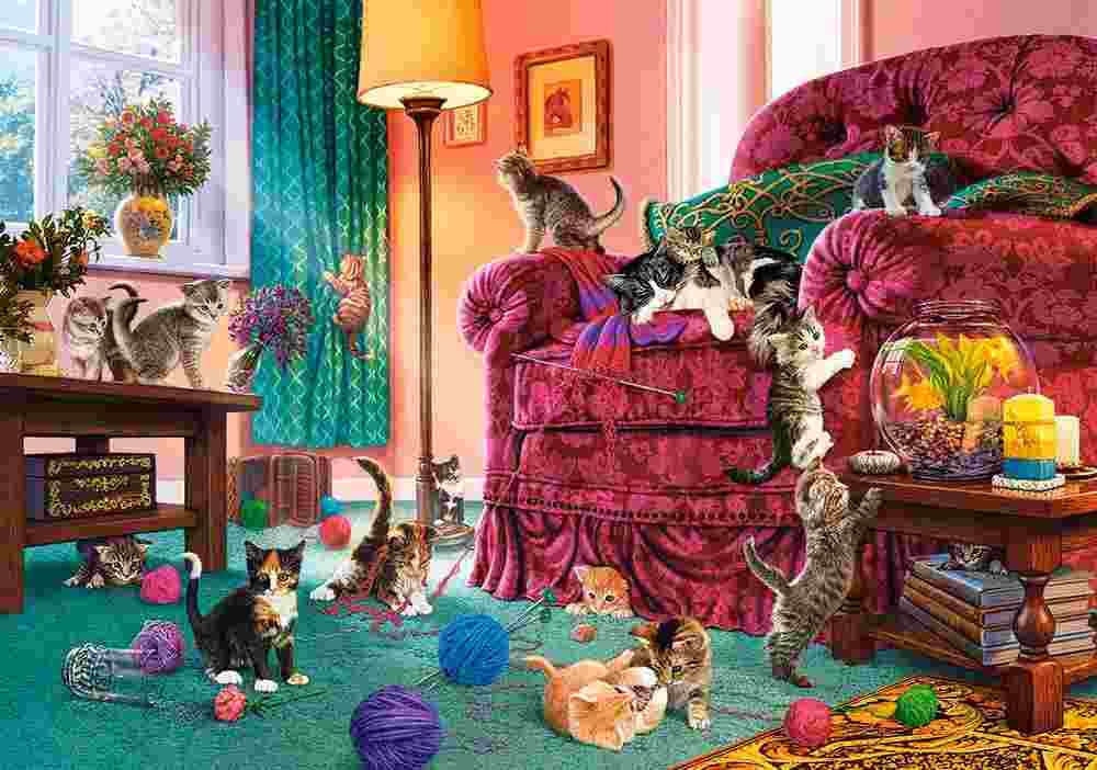 Castorland - Puzzle Naughty Kittens - 500 dielov
