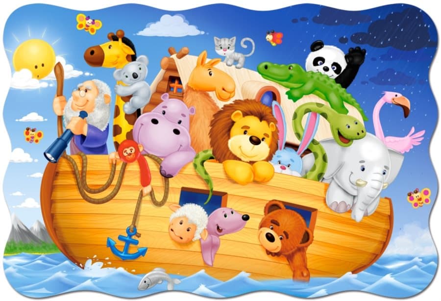 CASTORLAND Puzzle Noemova archa MAXI 20 dílků