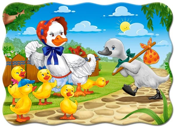 CASTORLAND Puzzle Ošklivé káčátko 30 dílků