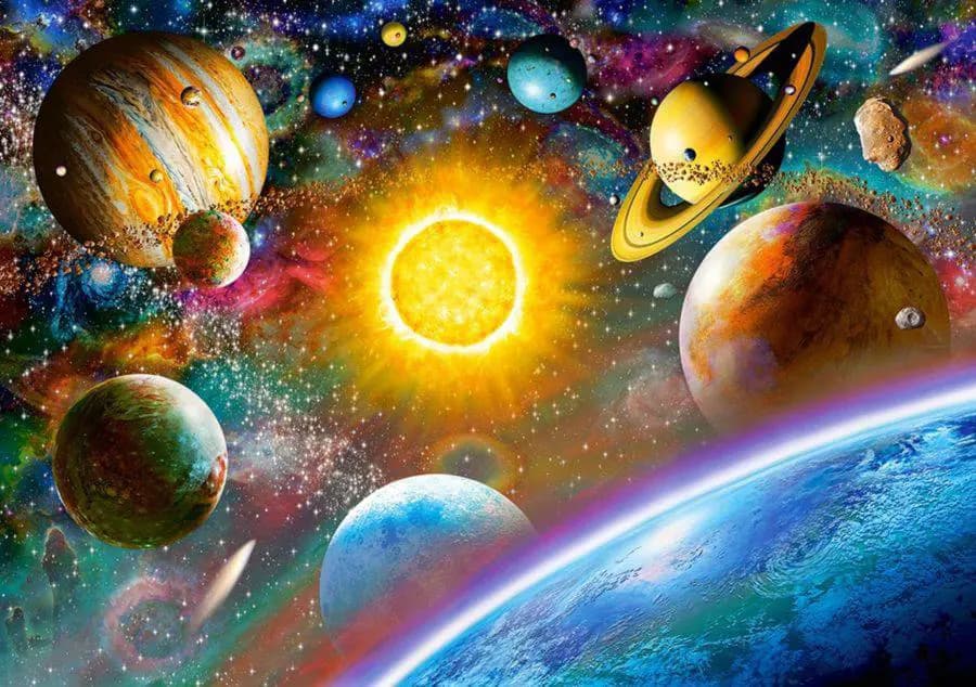 Castorland - Puzzle Outer space - 500 dielov
