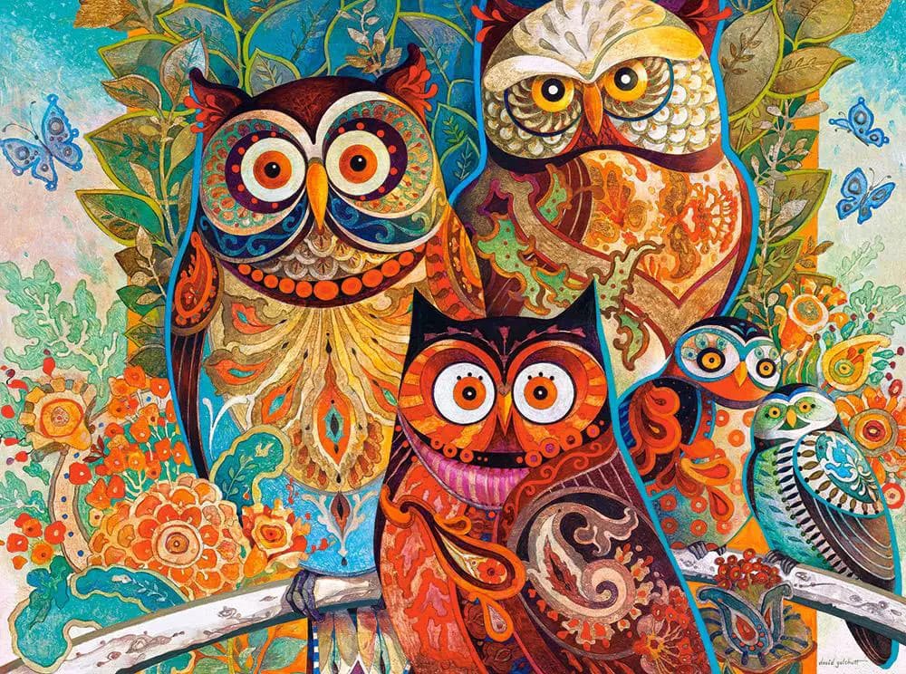 Castorland - Puzzle Owls - 2000 dielov
