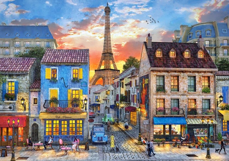 CASTORLAND Puzzle Pařížské ulice 500 dílků