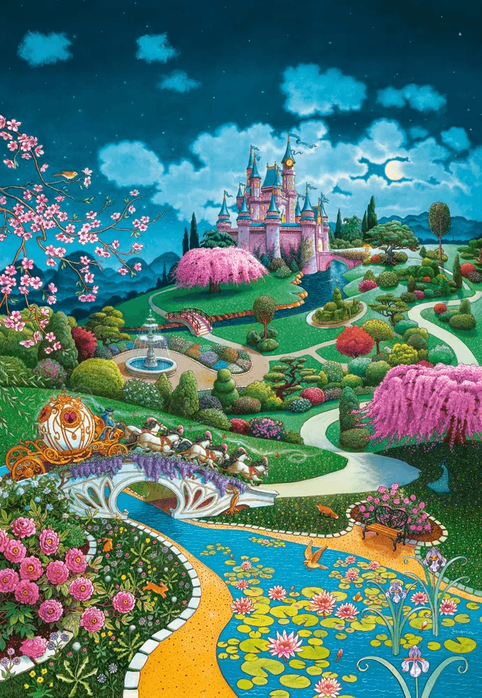 CASTORLAND Puzzle Popelčin zámek  1000 dílků