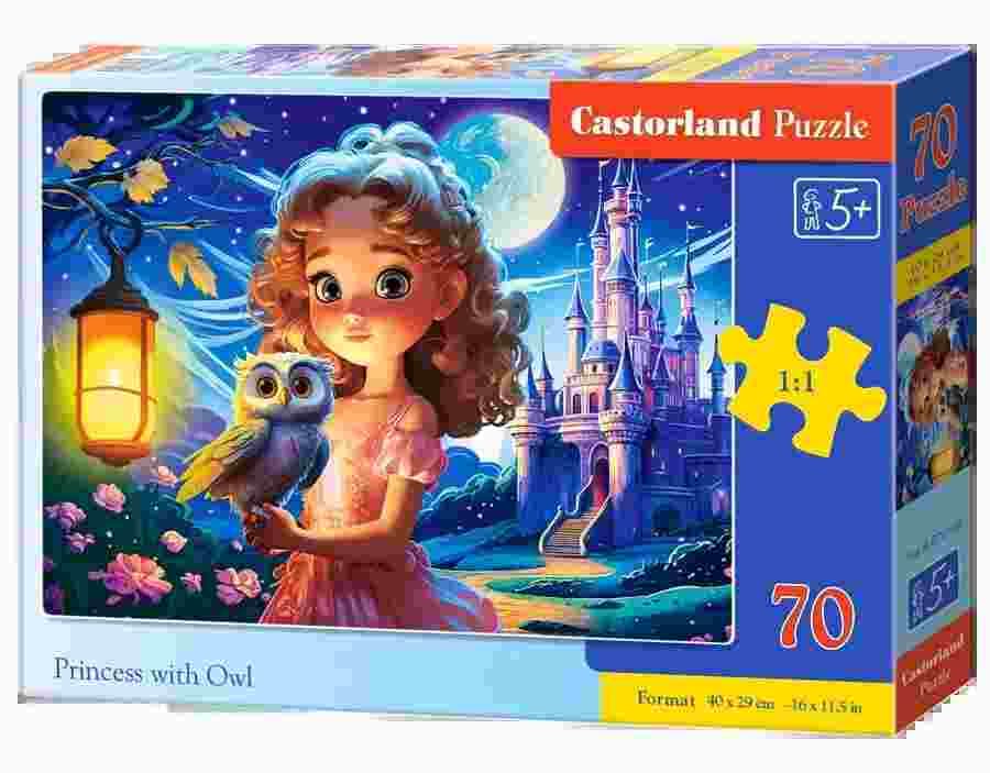 Castorland - Puzzle Princess with Owl - 40-99 dielov