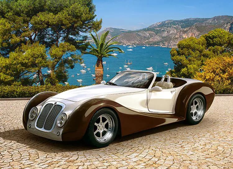 Castorland - Puzzle Roadster in Riviera - 260 dielov