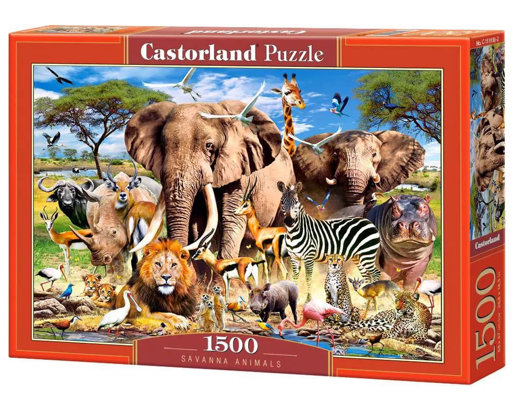 Castorland - Puzzle Savanna Animals - 1500 dielov