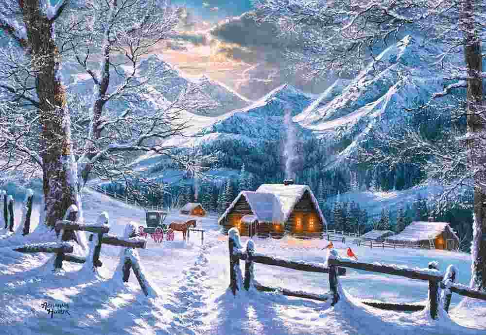 Castorland - Puzzle Snowy Morning - 1500 dielov