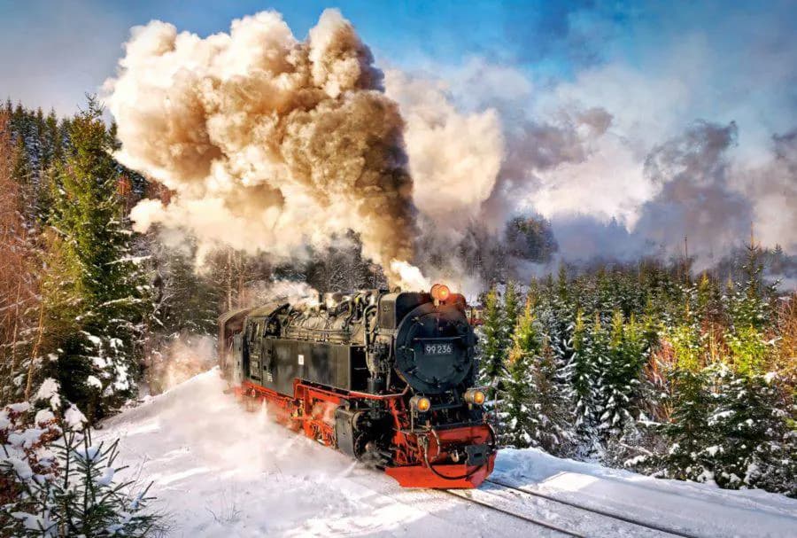 Castorland - Puzzle Steam Train - 1000 dielov