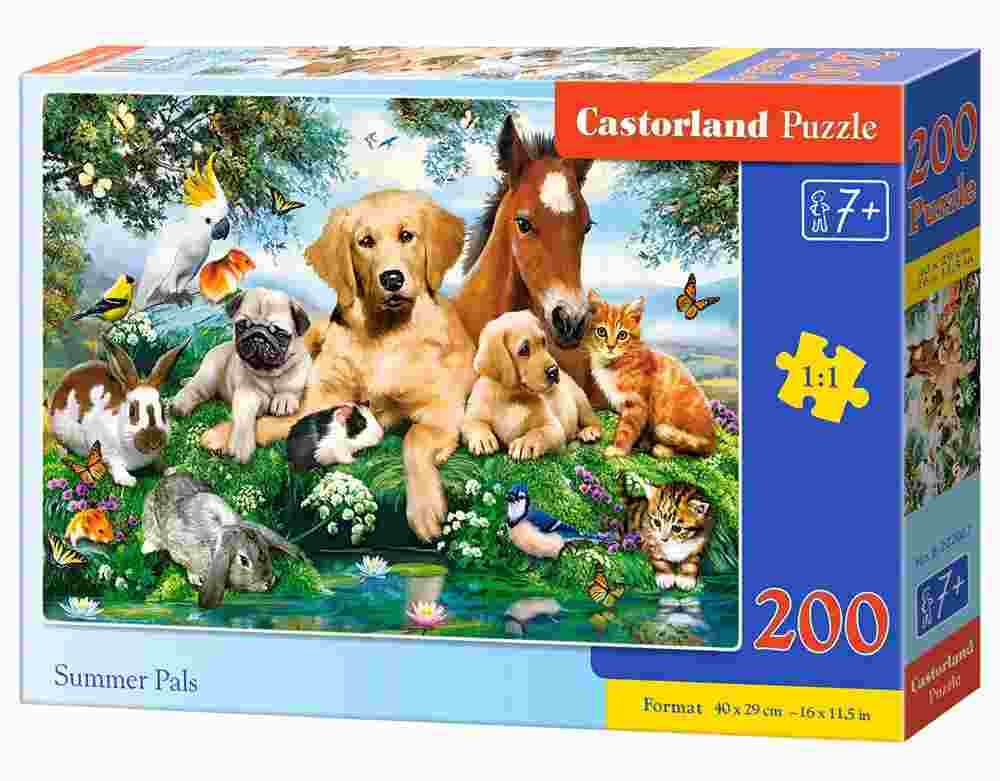 Castorland - Puzzle Summer Pals - 200 dielov