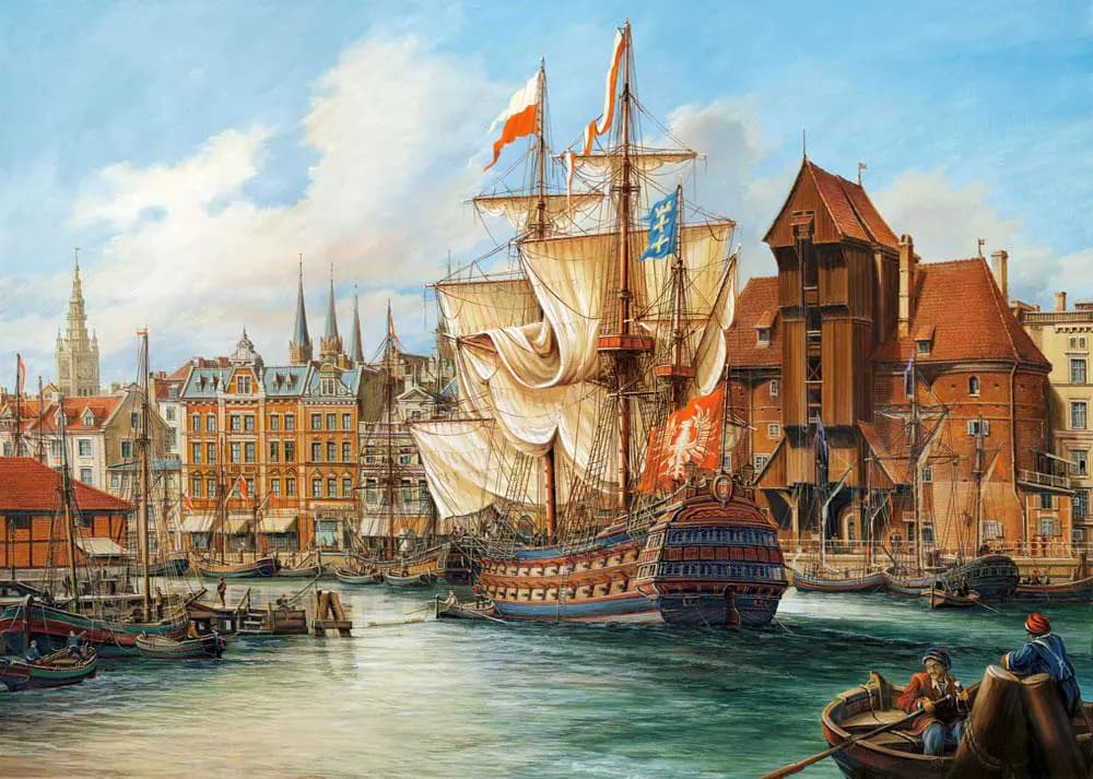 Castorland - Puzzle The Old Gdansk - 1000 dielov