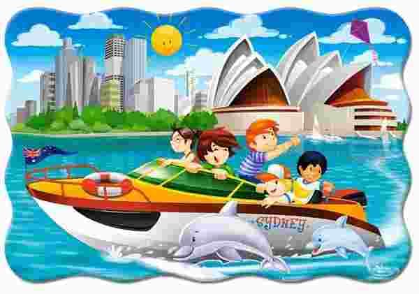 Castorland - Puzzle Trip in Sydney - 1-39 dielov