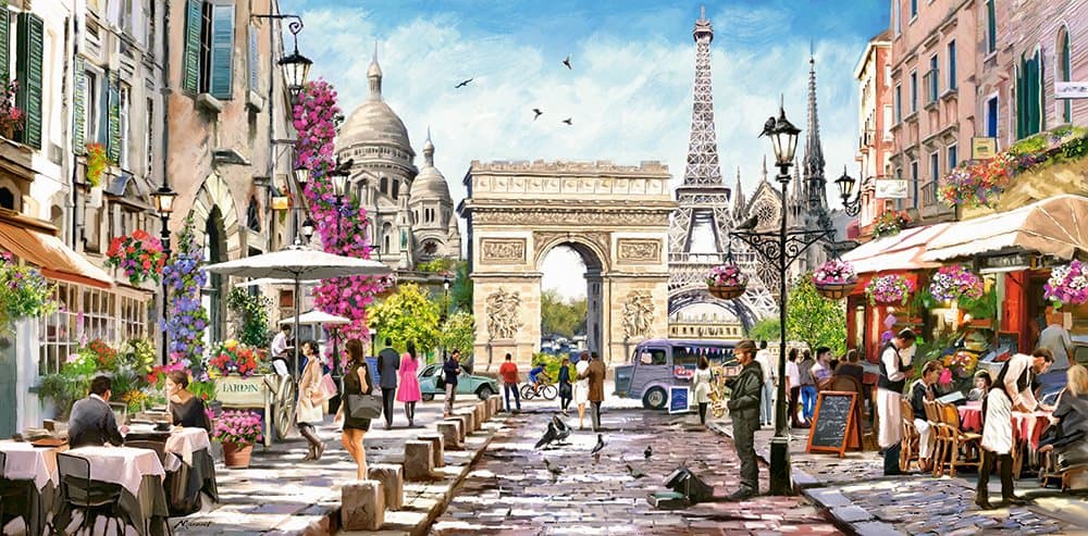 CASTORLAND Puzzle Ulice v Paříže 4000 dílků