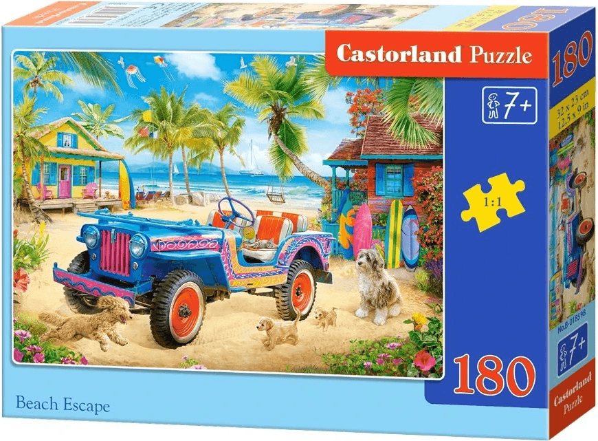 CASTORLAND Puzzle Útěk na pláž 180 dílků