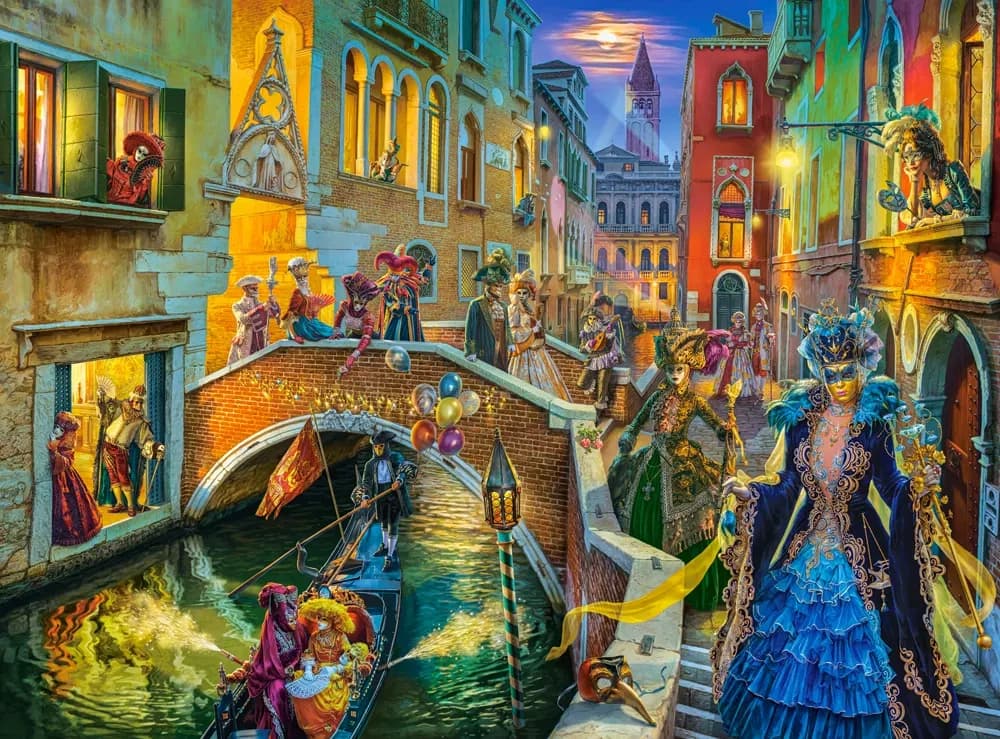 Castorland - Puzzle Venice Carneval - 3000 dielov