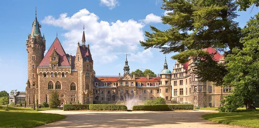 CASTORLAND Puzzle Zámek Moszna, Polsko 4000 dílků