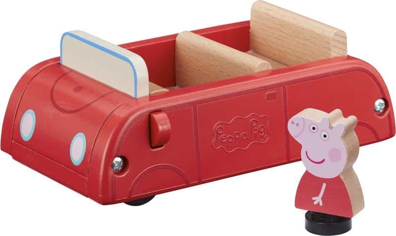 CHARACTER Prasátko Peppa Dřevěné auto