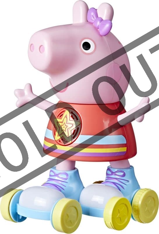 CHARACTER Prasátko Peppa na disco bruslích