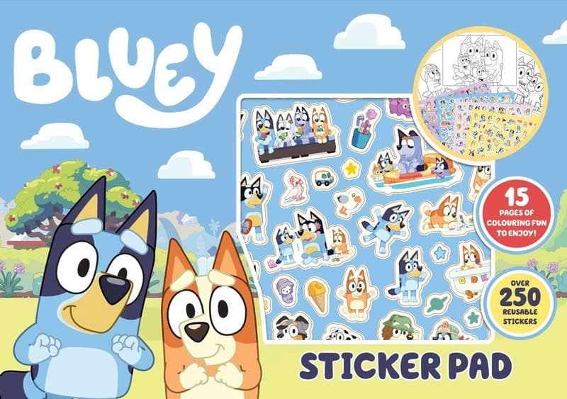 CHARACTER Samolepkový blok Bluey