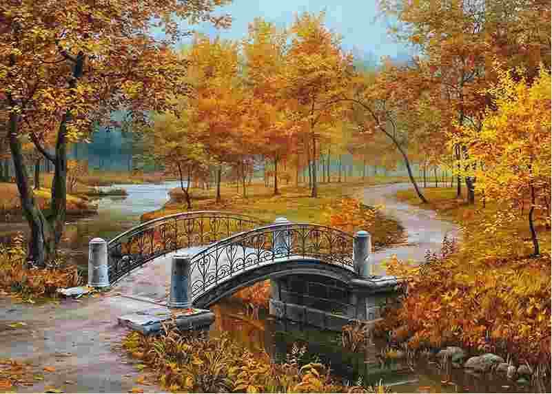 Cherry Pazzi - Puzzle Autumn in a Park - 1000 dielov