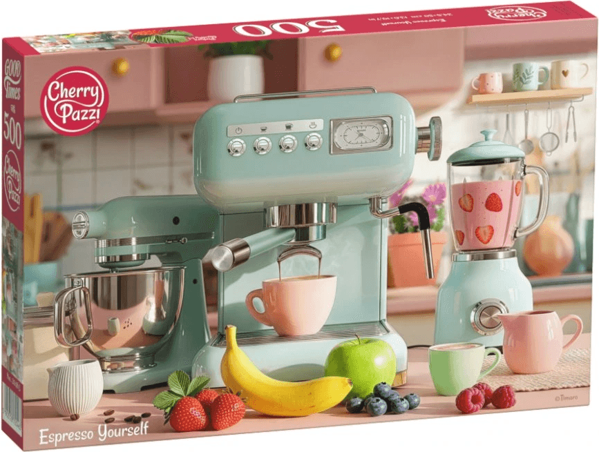 CHERRY PAZZI Puzzle Espresso styl 500 dílků