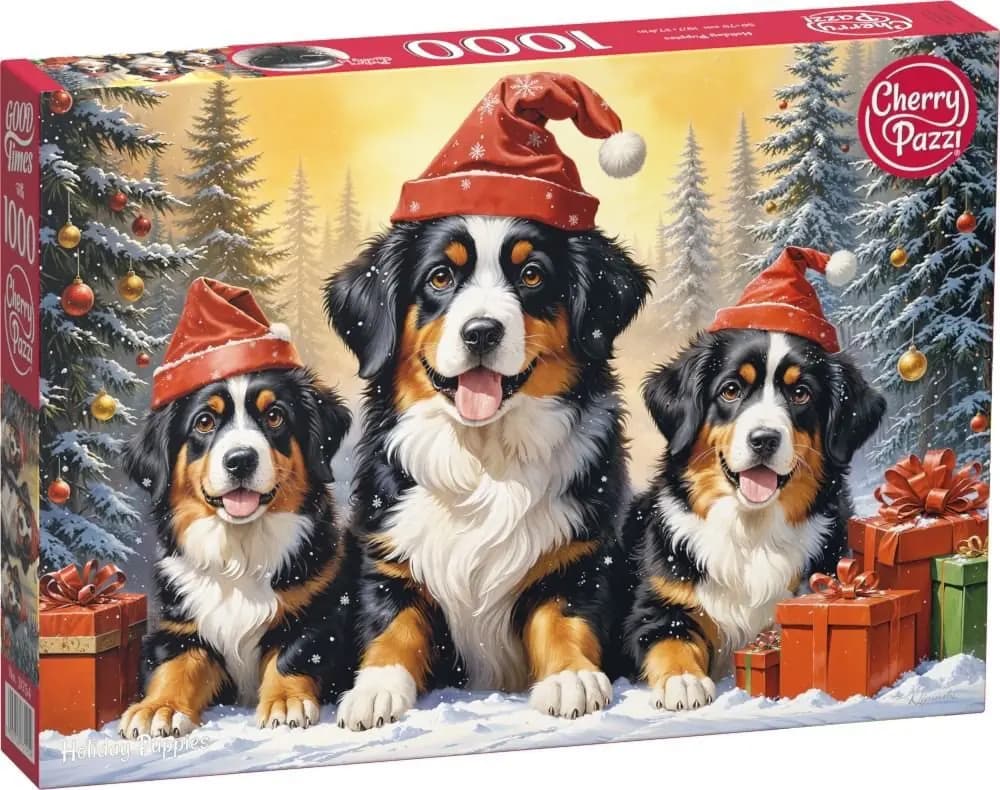 Cherry Pazzi - Puzzle Holiday Puppies - 1000 dielov