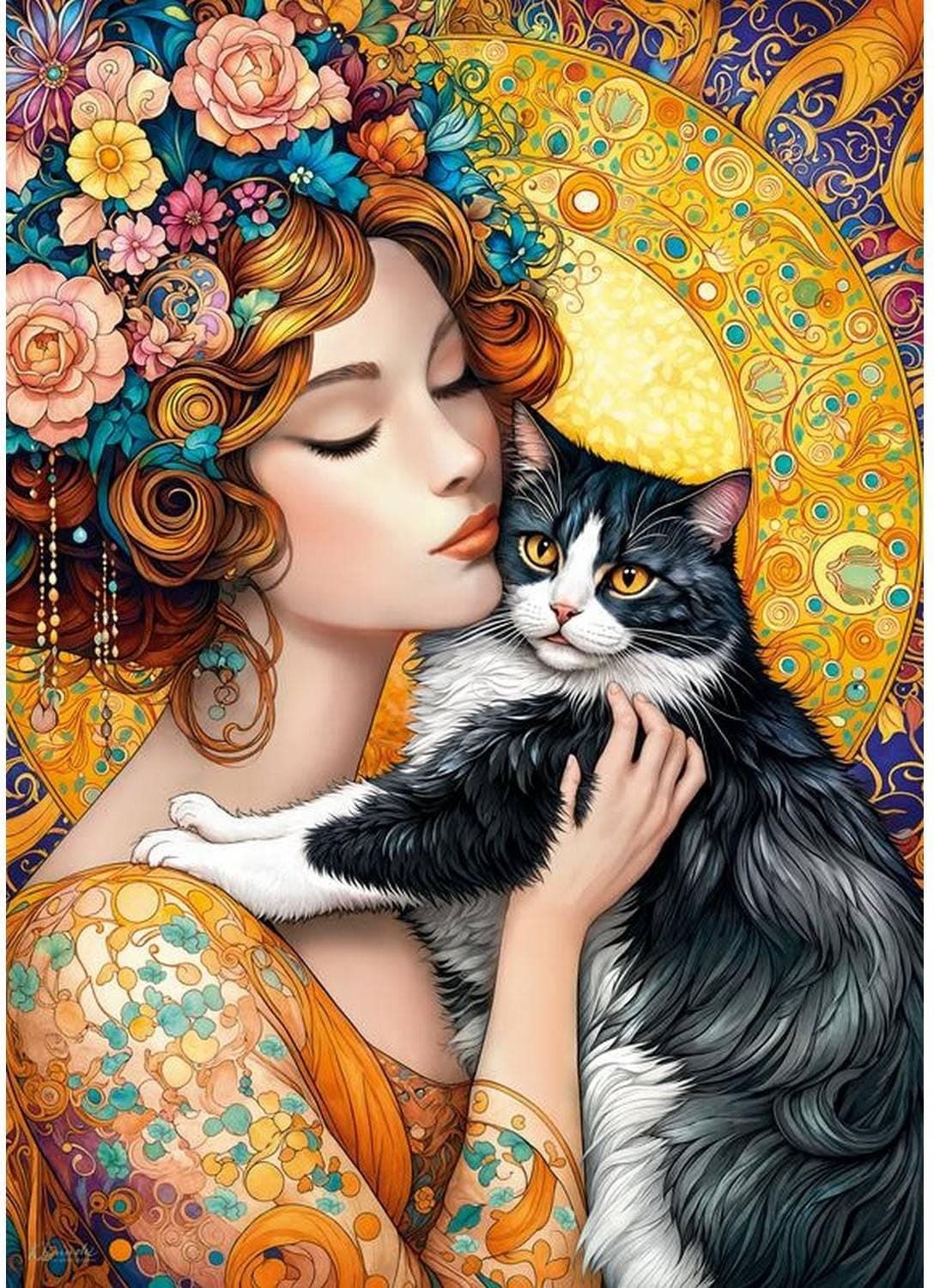 CHERRY PAZZI Puzzle Kráska a zvíře 1000 dílků