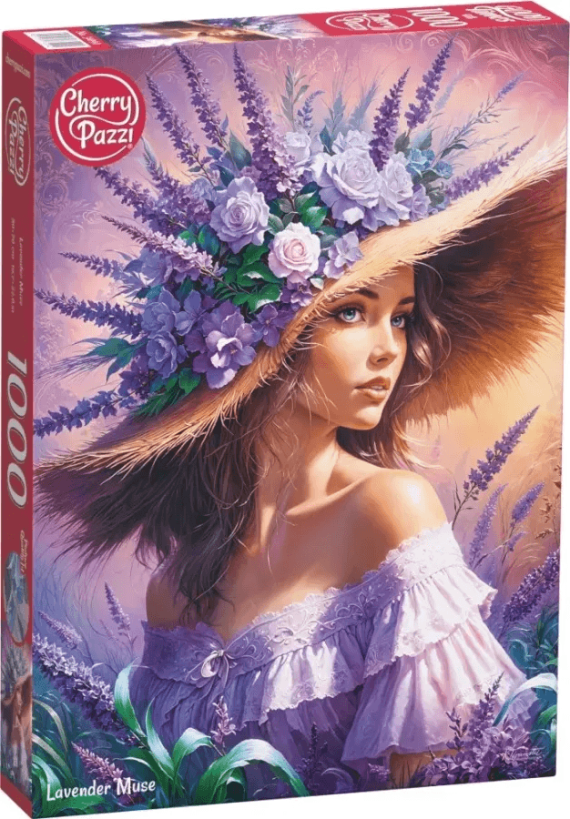 CHERRY PAZZI Puzzle Levandulová múza 1000 dílků
