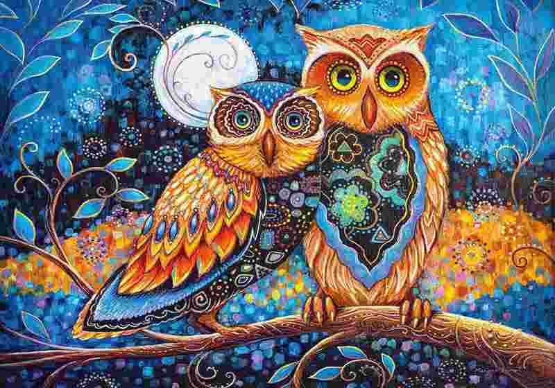 Cherry Pazzi - Puzzle Owls - 2000 dielov