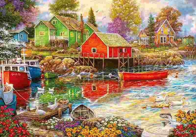 Cherry Pazzi - Puzzle Quiet Cove - 2000 dielov