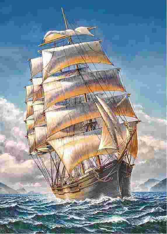 Cherry Pazzi - Puzzle Sailing boat - 1000 dielov
