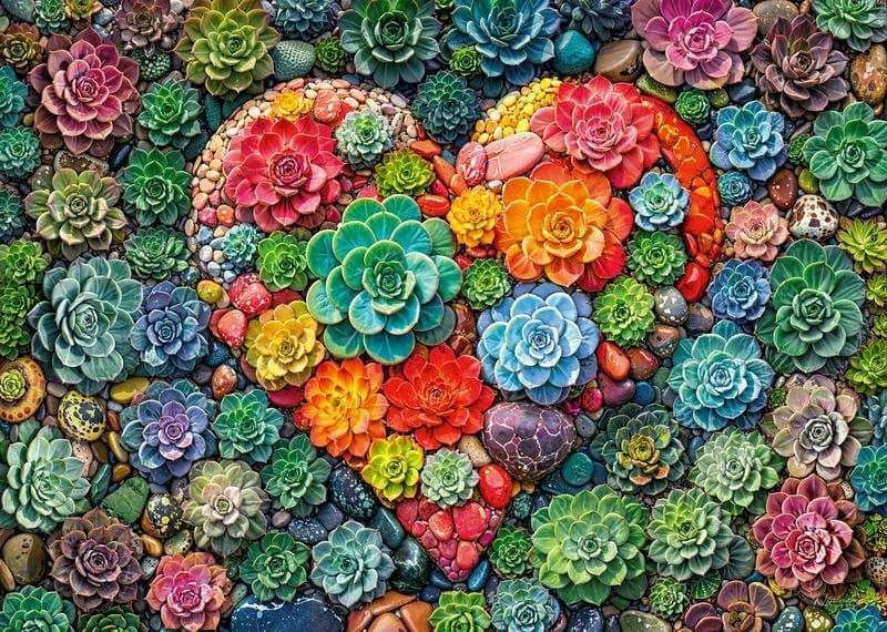 CHERRY PAZZI Puzzle Srdce lásky 1000 dílků