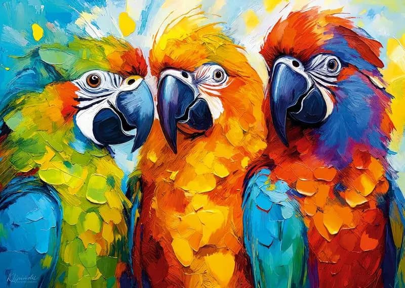 Cherry Pazzi - Puzzle The Tropical Trio - 500 dielov