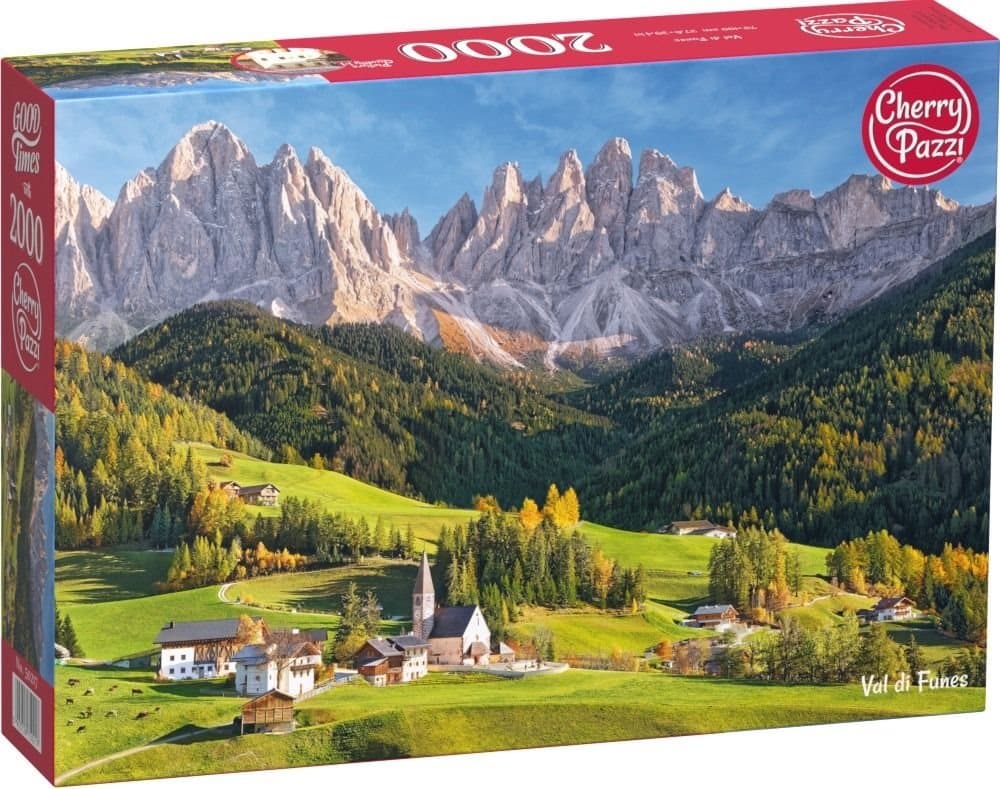 CHERRY PAZZI Puzzle Val di Funes 2000 dílků