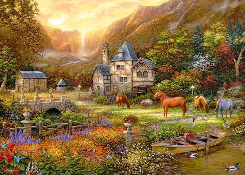 CHERRY PAZZI Puzzle Zlaté údolí 1000 dílků