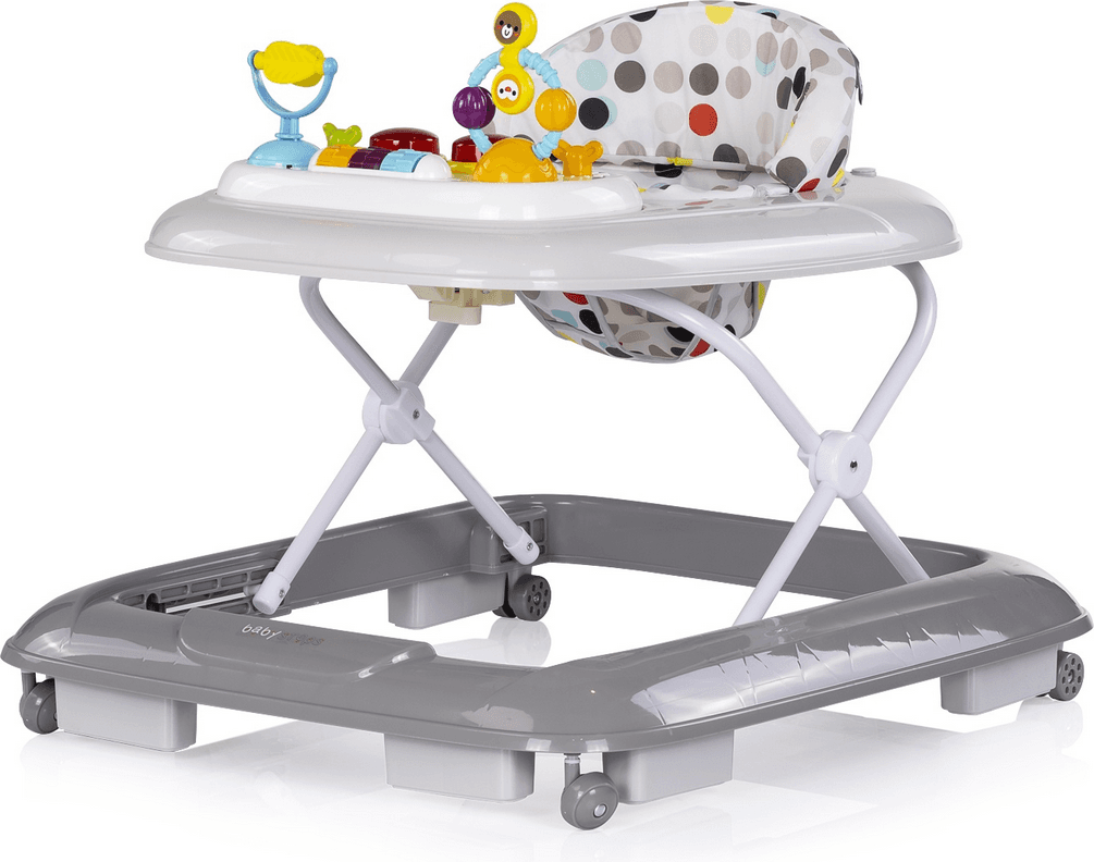 CHIPOLINO Chodítko interaktivní Baby Steps Grey