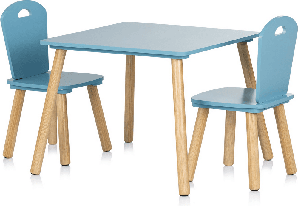 CHIPOLINO Dřevěný stolek s židlemi Blue