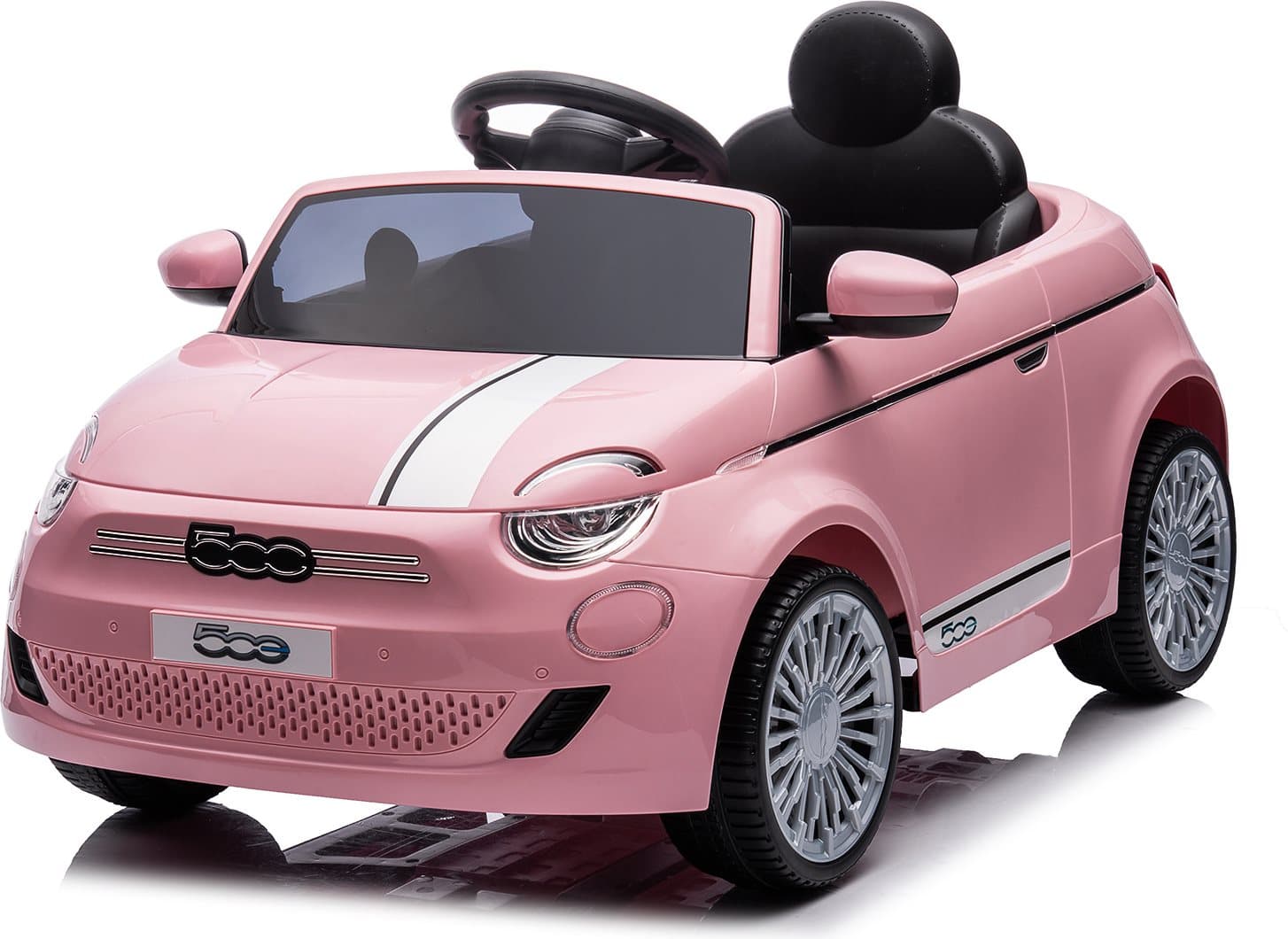CHIPOLINO Elektrické auto FIAT 500 Pink