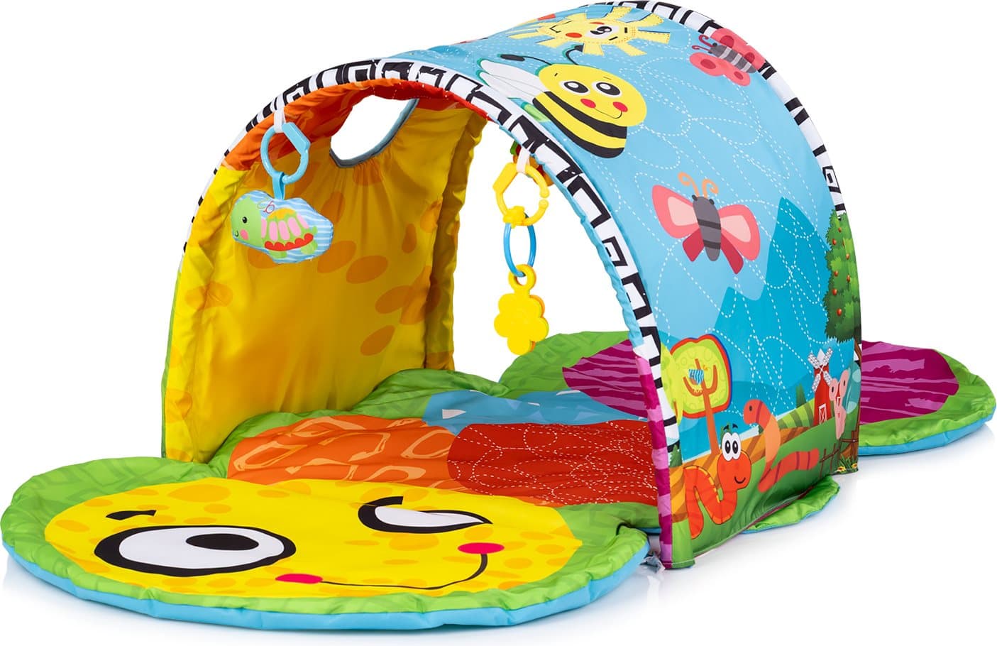 CHIPOLINO Hrací deka s tunelem Bee