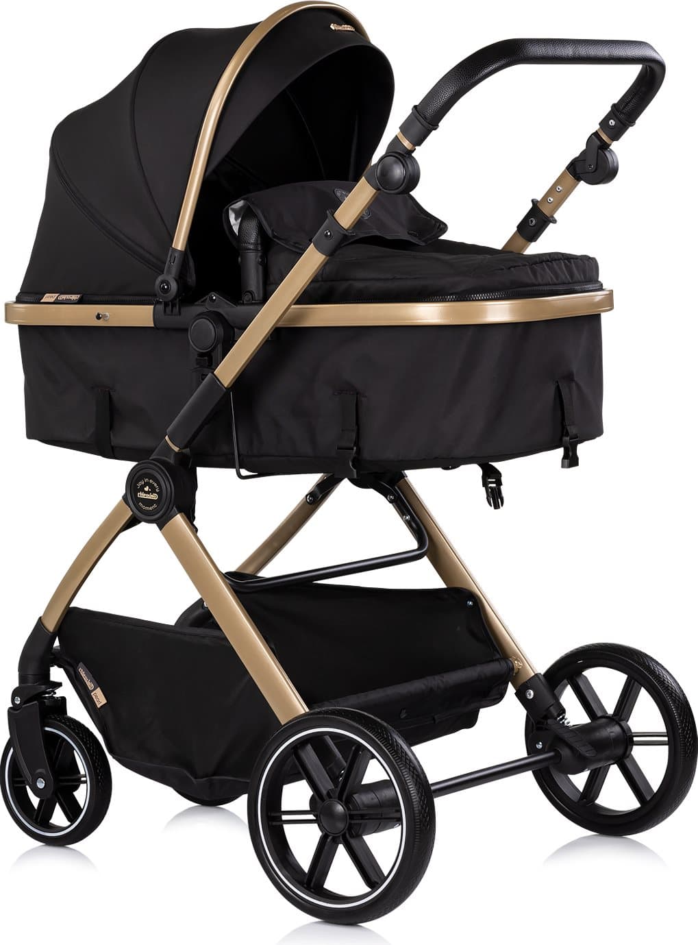 CHIPOLINO Kočárek kombinovaný Pearl 2v1 Noir