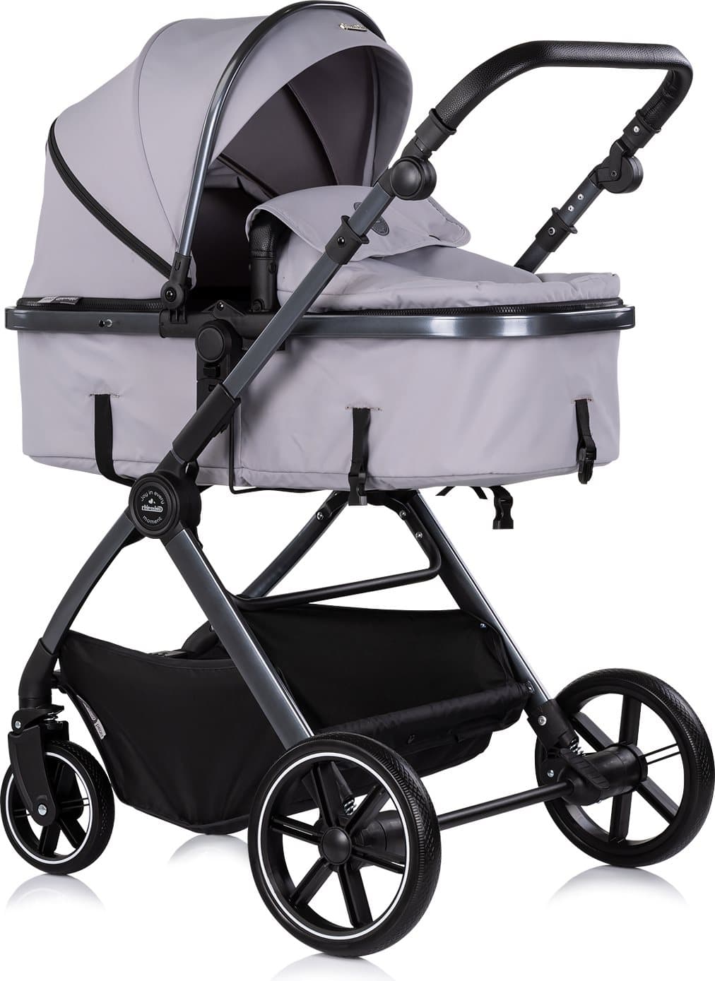 CHIPOLINO Kočárek kombinovaný Pearl 2v1 Platinum