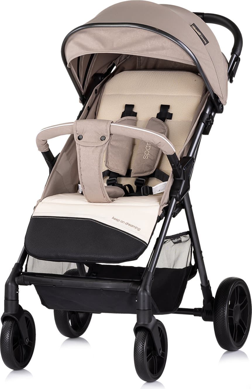 CHIPOLINO Kočárek sportovní Sparkle Tiramisu
