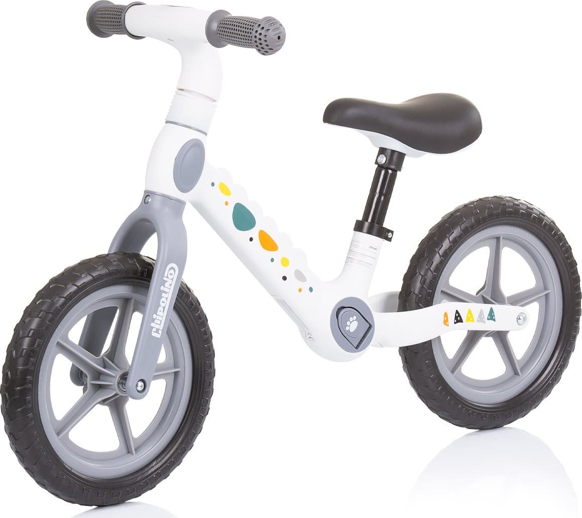 CHIPOLINO Odrážedlo Dino White-Grey