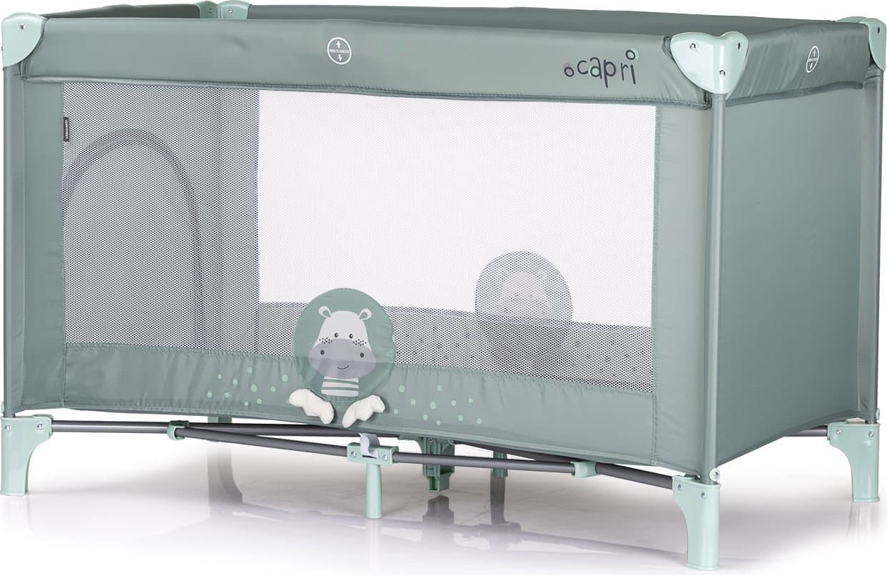 CHIPOLINO Postýlka cestovní Capri Hippo Green
