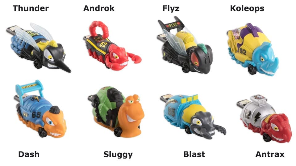 Chrobáky Bugs Racings 9cm - Koleops
