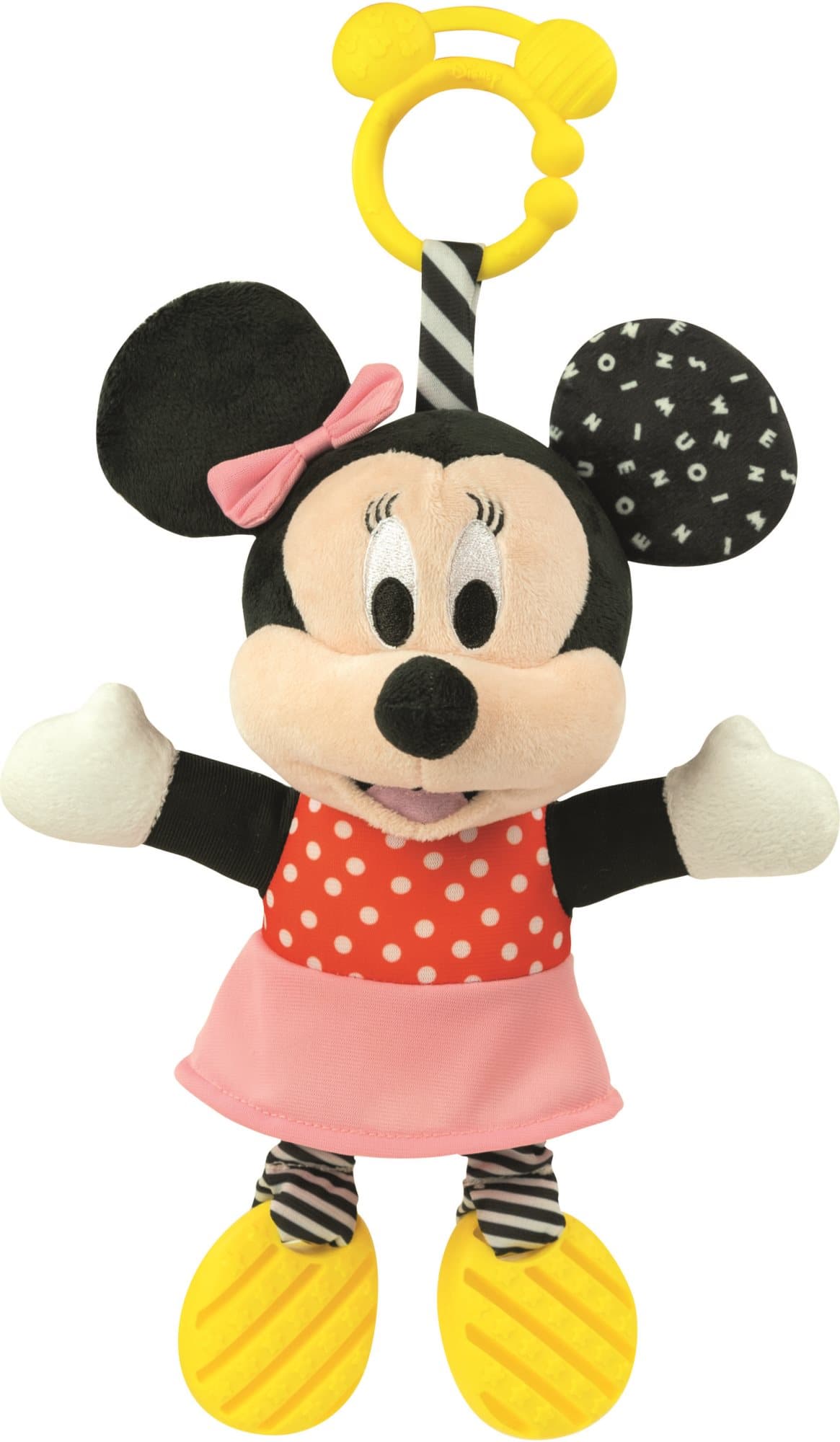 CLEMENTONI BABY Plyšová Minnie s úchytem